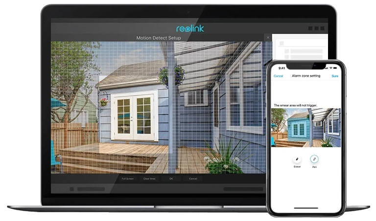 P340 - Reolink 4K Outdoor Bullet PoE Camera?up to 256G Micro SD card Range