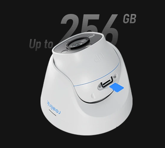 P344 - Reolink 4K 12MP Outdoor Turret POE Camera up to 256G Micro SD card