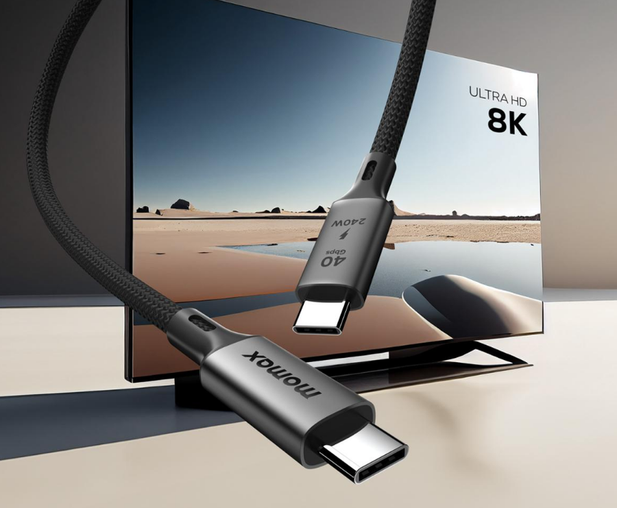 Momax Elite  240W USB-C Cable - 1m - Black