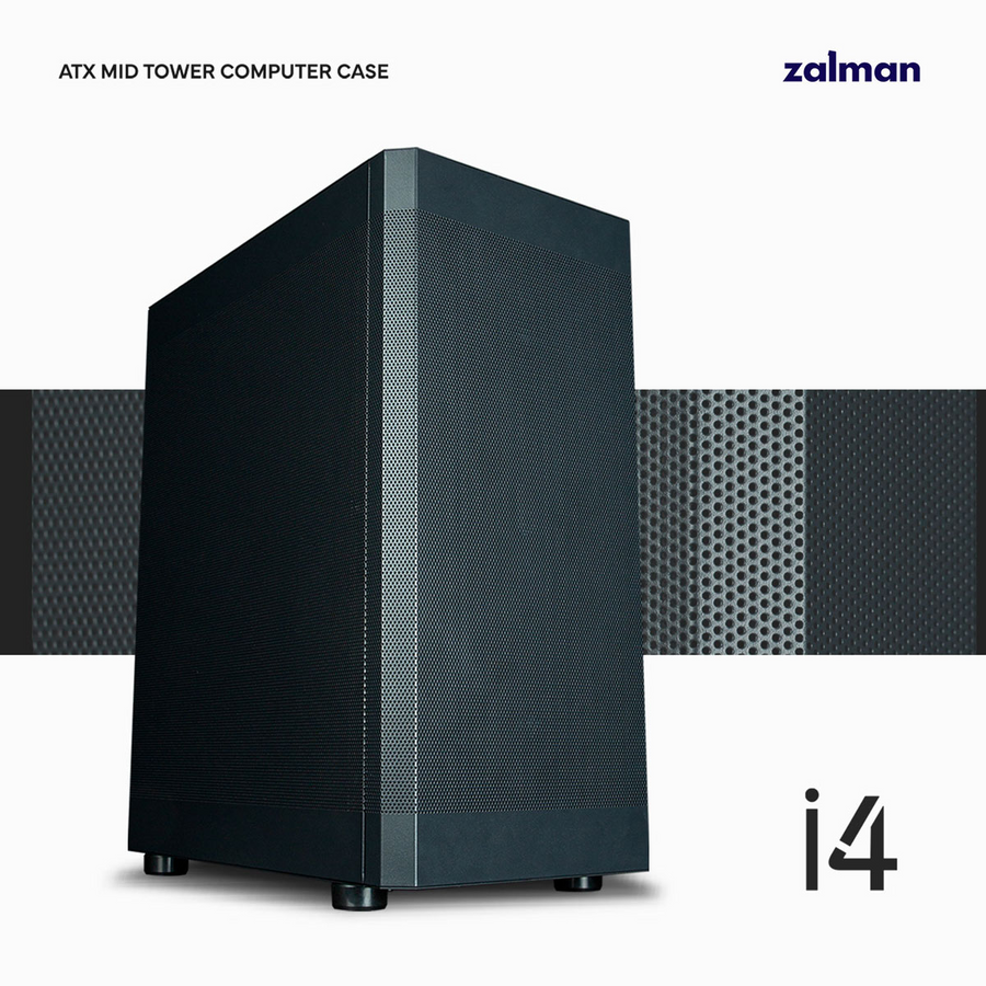 I4 BLACK - Zalman I4 ATX Mid Tower Case Black