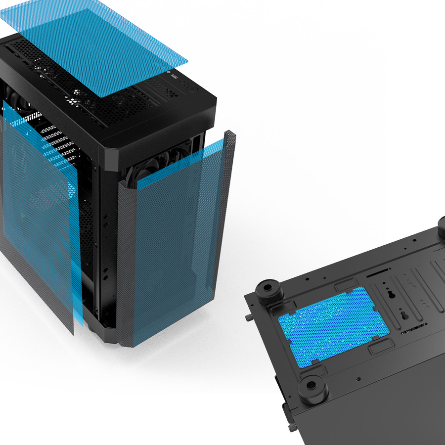 I4 BLACK - Zalman I4 ATX Mid Tower Case Black