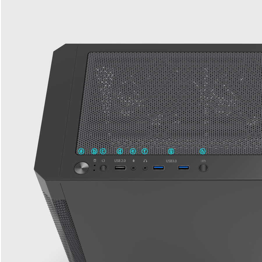 I4 BLACK - Zalman I4 ATX Mid Tower Case Black