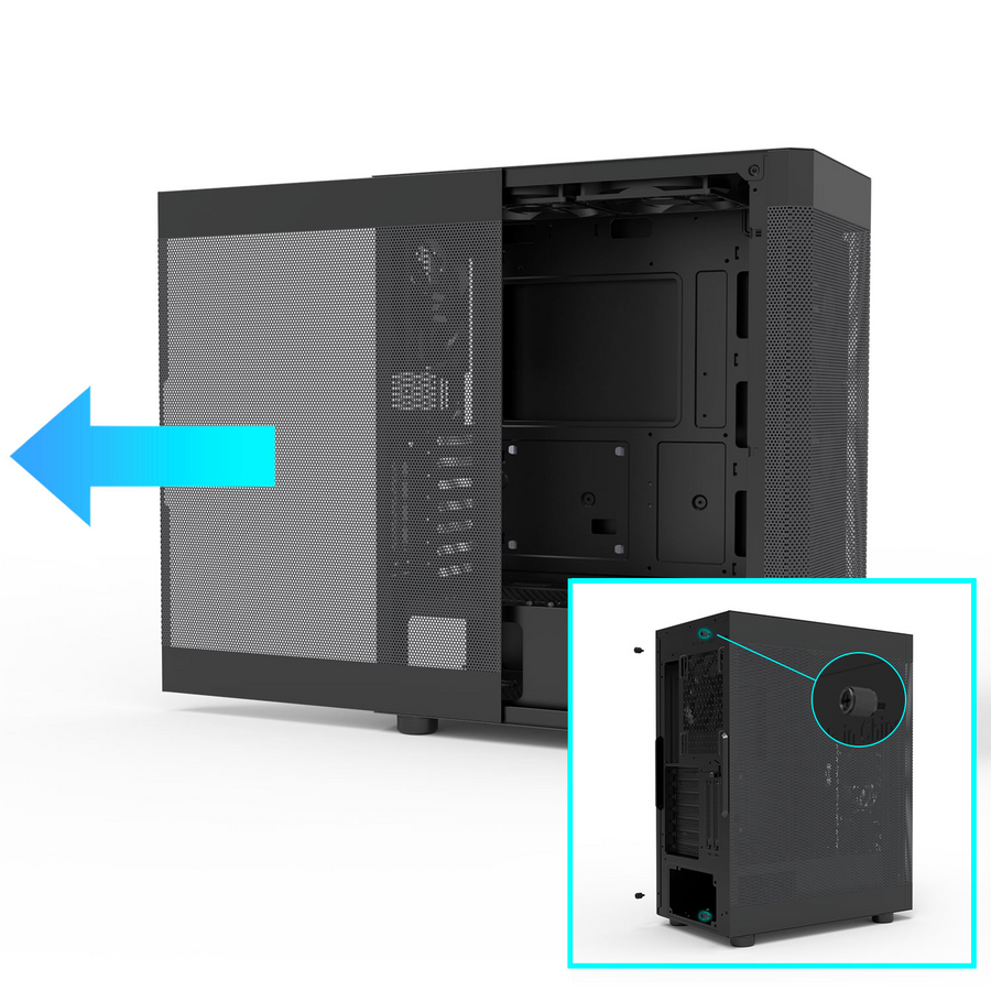 I4 BLACK - Zalman I4 ATX Mid Tower Case Black