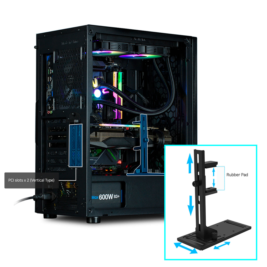 I4 BLACK - Zalman I4 ATX Mid Tower Case Black
