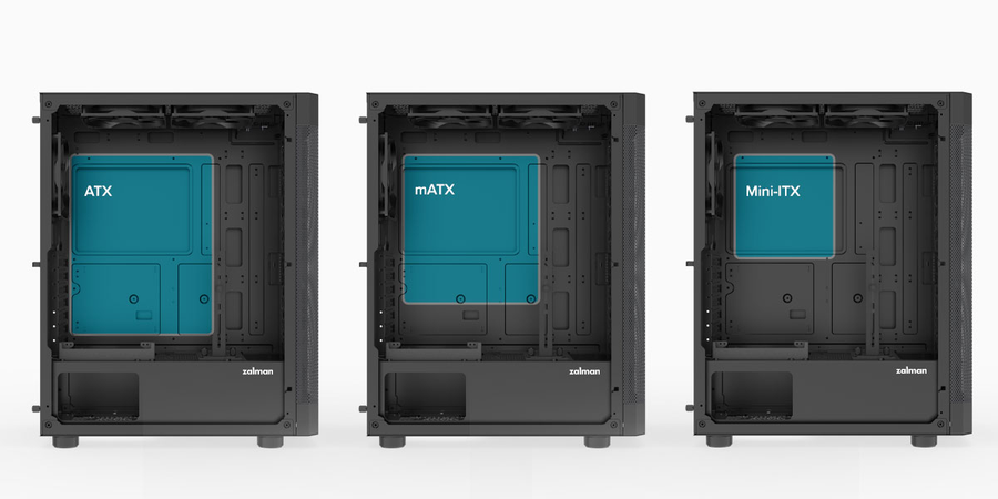 I4 BLACK - Zalman I4 ATX Mid Tower Case Black