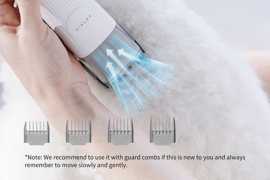 Petkit FurWaker 5-in-1 Pet Grooming Kit (AirClipper) includes 5 Professional Grooming and Vacuum Tools, Snag-free & Smooth Cutting Experience