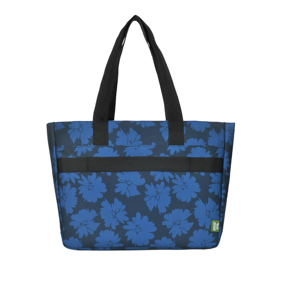 Evol EVR152 - Generation Earth Artisan Recycled Tote Bag – Blue Flower