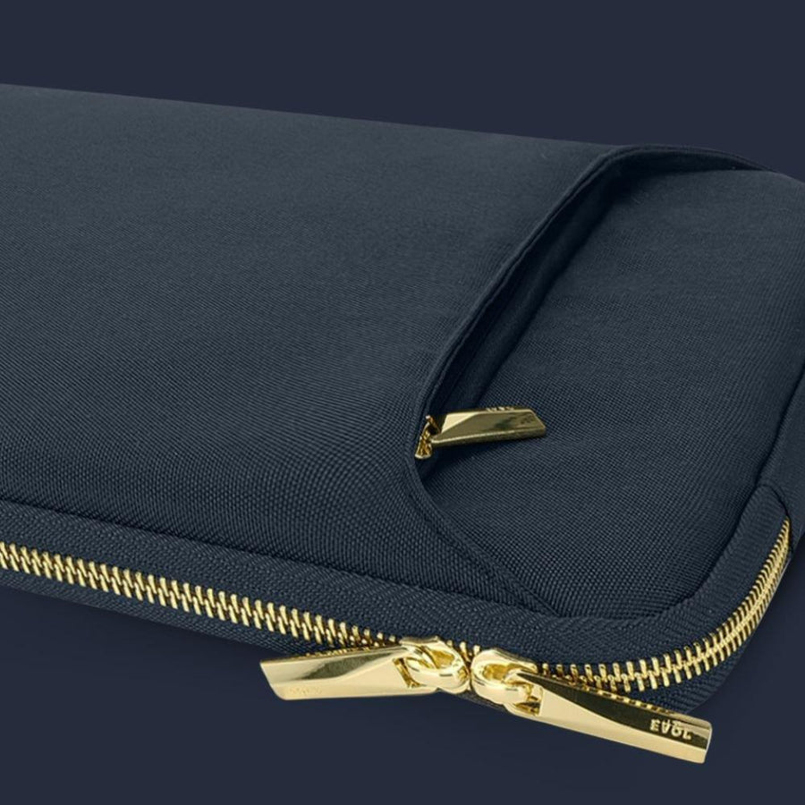 Evol EVR156 - Generation Earth Berlin Recycled 13.3"-14.1" Laptop Sleeve – Navy