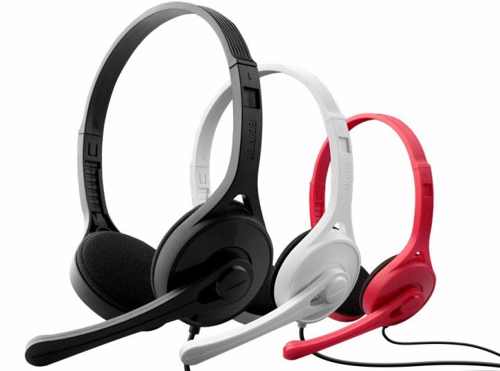 Edifier  K550 Wired PC Headset with Boom Mic - Black