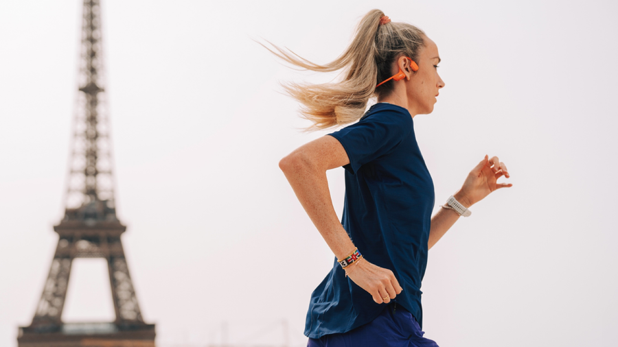 Shokz OpenRun Pro 2 Mini Wireless Open-Ear Bone Conduction Sports Headphones - Orange