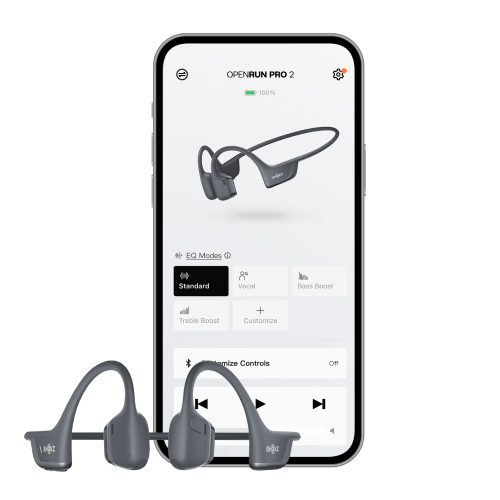 Shokz OpenRun Pro 2 Mini Wireless Open-Ear Bone Conduction Sports Headphones - Orange