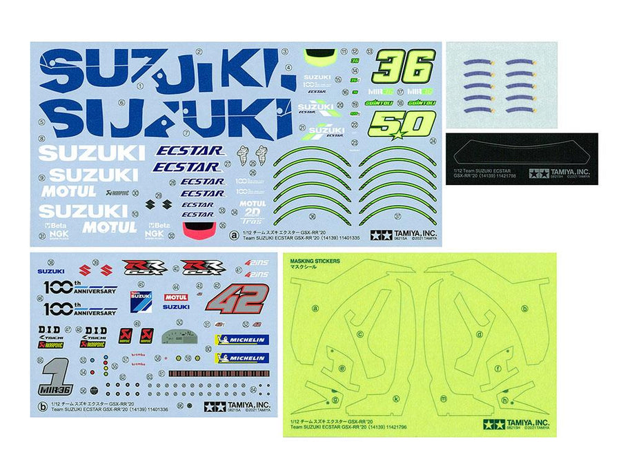 Tamiya 14139 - TAMIYA 1/12 GSX-RR 2020