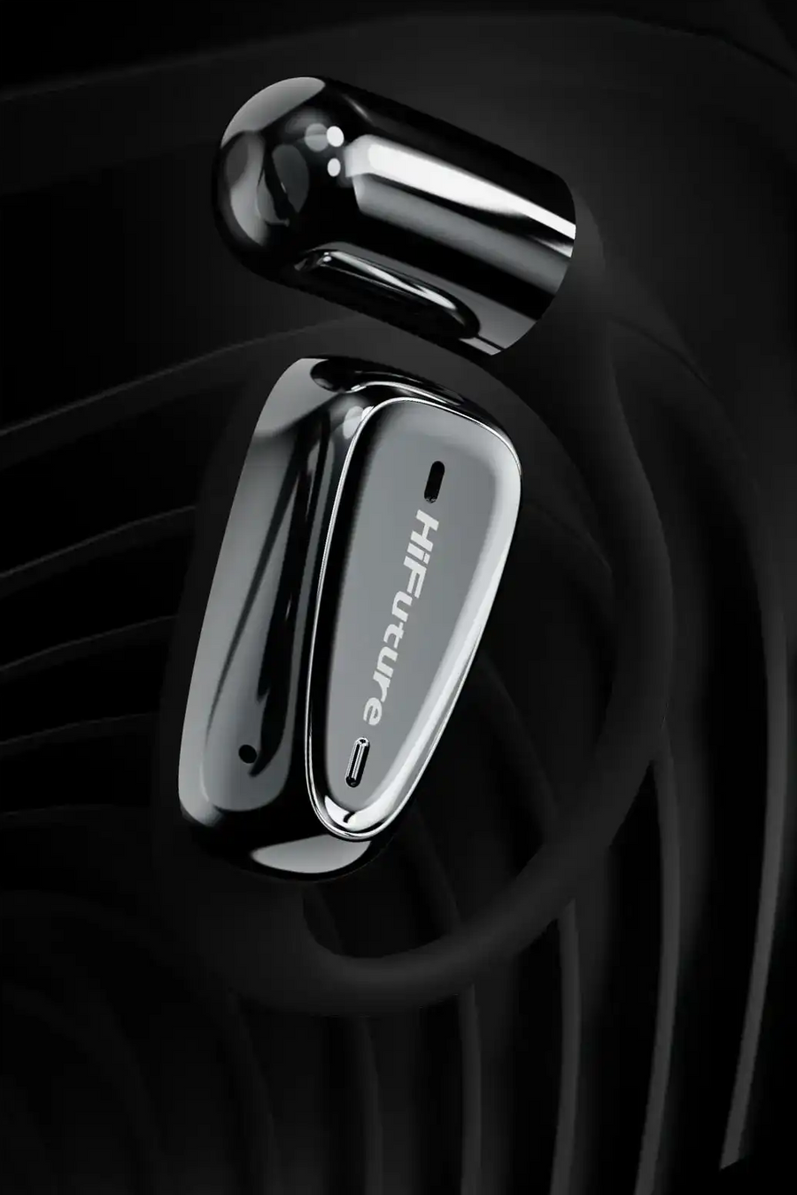 FutureMate2Pro-MB - HiFuture FutureMate2 Pro Wireless Headphone Metallic Black