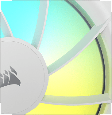CO-9050184-WW - CORSAIR RS120 ARGB WHITE, 120MM ARGB FAN, SINGLE PACK