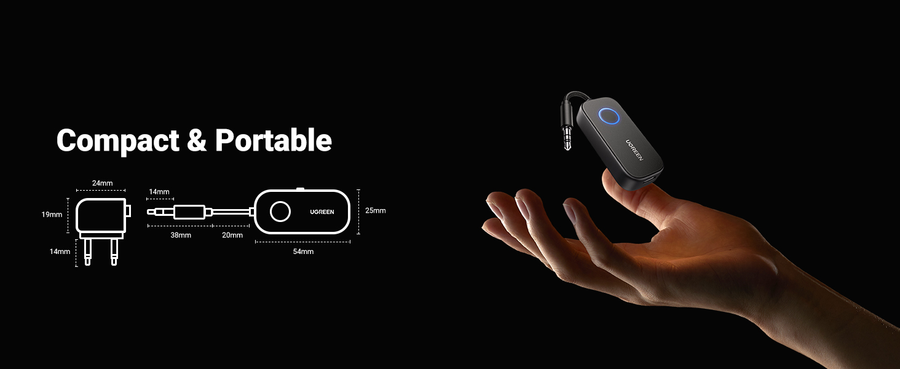 UG-35222A - Ugreen Airmate Bluetooth Audio Pro Transmitter Receiver 28Hours