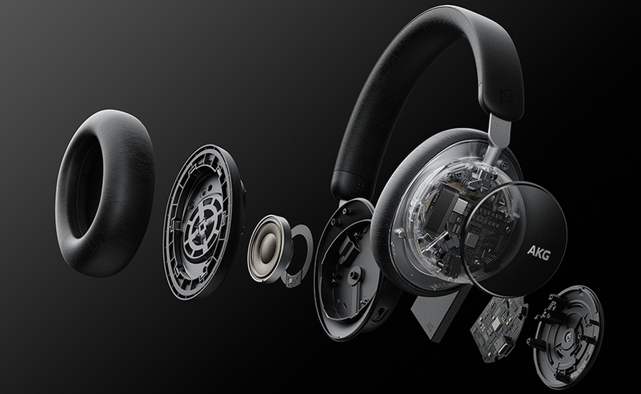 Harman AKGN9HYBRIDBLK - AKG N9 HYBRID NC OVER-EAR HDPHNE - BLACK