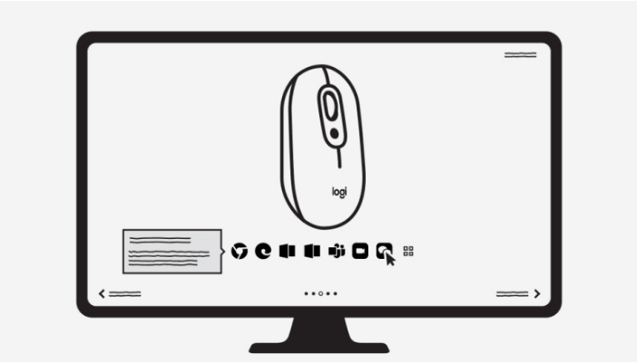 910-007402 - Logitech POP mouse - Rose