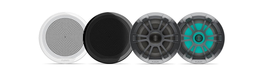 010-02080-02 - FUSION 6.5" MARINE SPEAKERS PAIR 80W EL SERIES 80W CLASSIC WHITE EL-FL653W