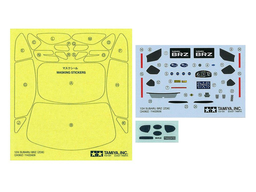 Tamiya 24362 - TAMIYA 1/24 SUBARU BRZ (ZD8)