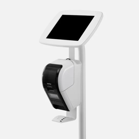 BP-FST/PRNT114-EEW - Bouncepad Floorstand + Brother Printer Bracket - iPad