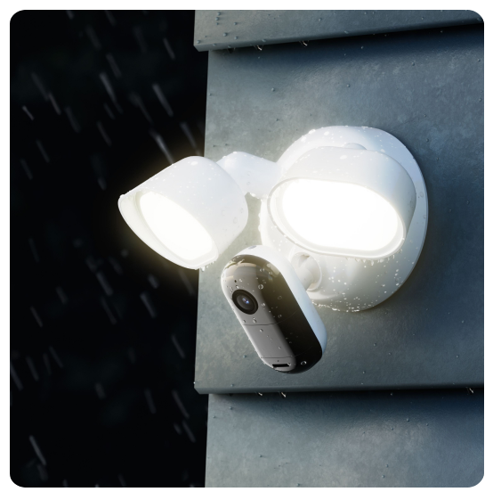 FLW2001B-100AUS - Arlo Wired Floodlight Camera - Black