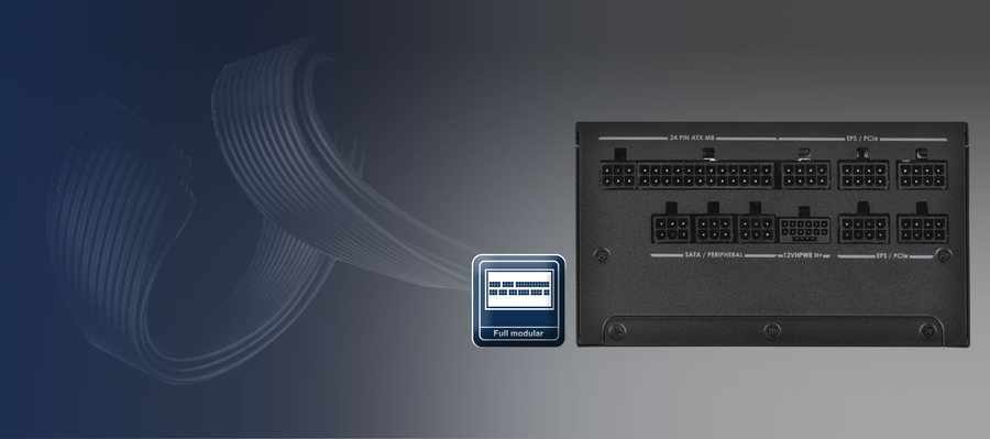 SST-HA1200R-PM - Silverstone HA1200R-PM Platinum Gen5 1200W Modular ATX PSU 7yr wty