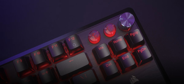 CH-911911G-NA - CORSAIR K70 PRO TKL HIGH PERFORMANCE HALL EFFECT RAPID TRIGGER GAMING KEYBOARD - BLACK