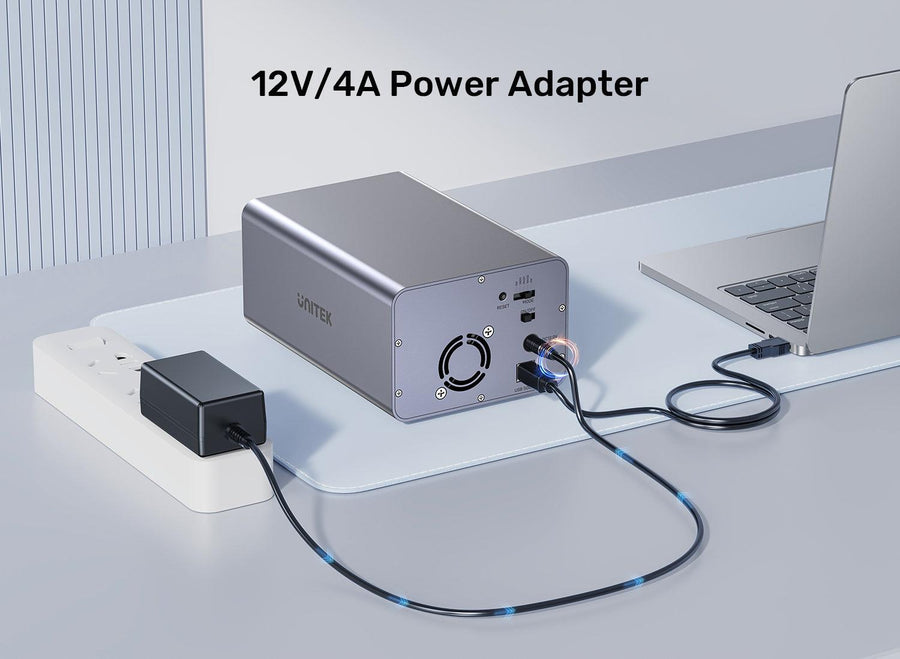 Unitek S1308B - 2-Bay RAID External HD Enclosure. Supports RAID 1 both 2.5'' & 3.5'' SATA HDD