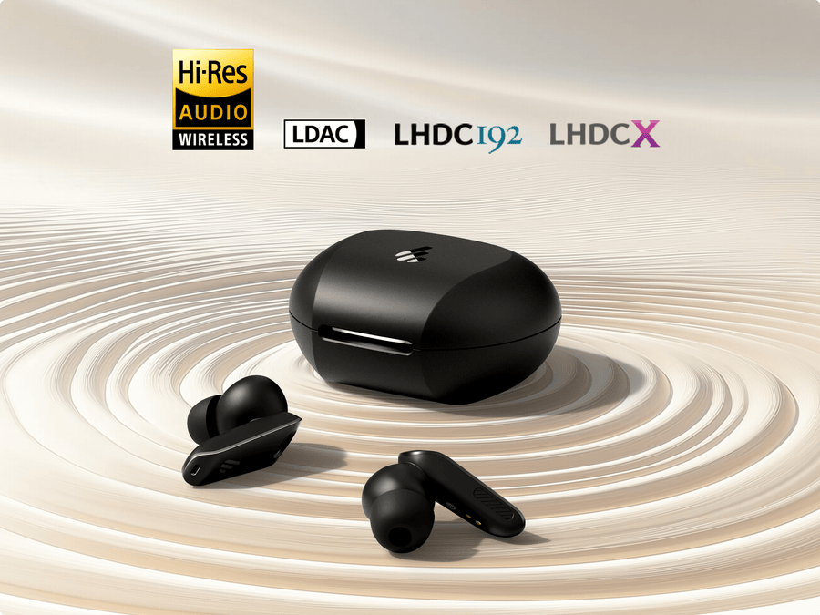 Edifier Neobuds Plus True Wireless Noise Cancelling In-Ear Headphones - Black