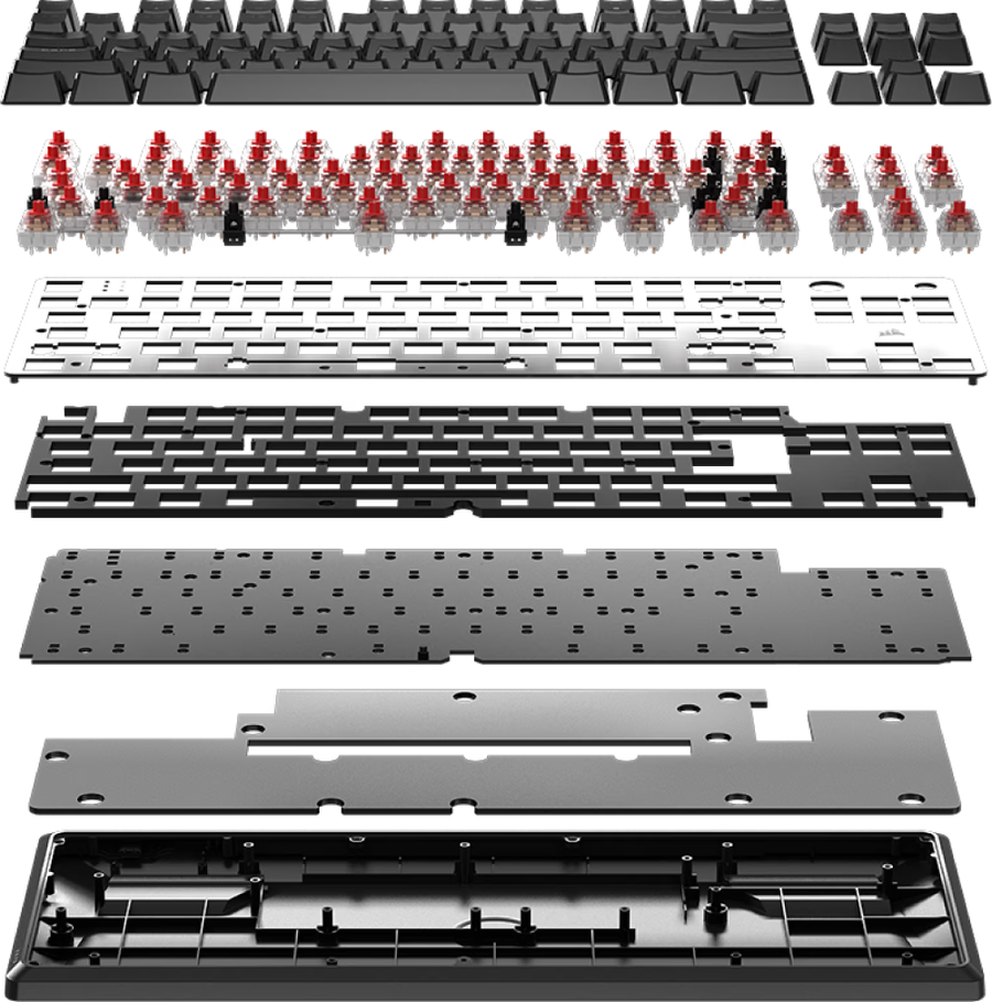 CH-914901E-NA - CORSAIR K70 CORE TKL WIRELESS RGB MLX RED V2 SOUND DAMPENING ROTARY DAIL GAMING KEYBOARD