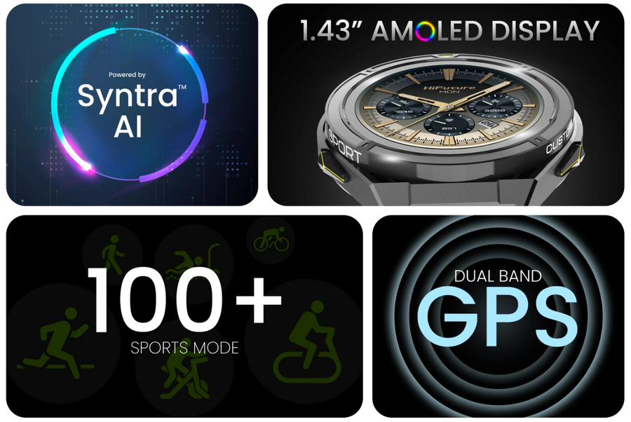 ACTIVE-TI - HiFuture ACTIVE Smartwatch Titanium
