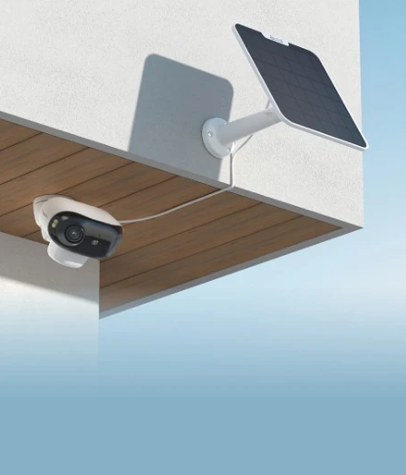 Argus 4 Pro + Solar Panel - Reolink 4K Dual-Lens 180? Blindspot- free Wi-Fi 6 Camera with solar panel