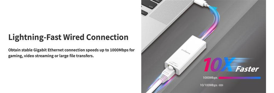 EDIMAX EU-4306C - USB-C to Gigabit Ethernet Adapter