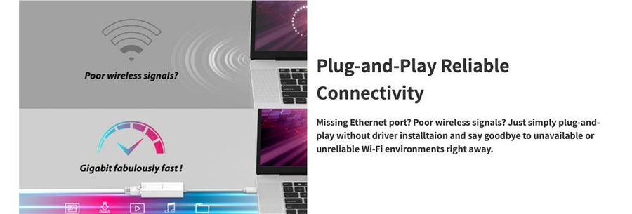 EDIMAX EU-4306C - USB-C to Gigabit Ethernet Adapter