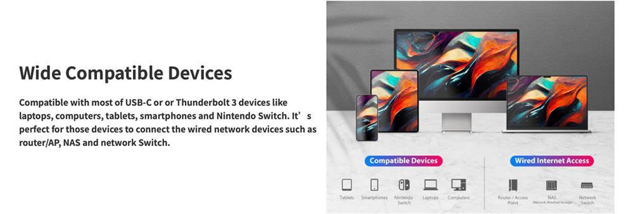 EDIMAX EU-4306C - USB-C to Gigabit Ethernet Adapter
