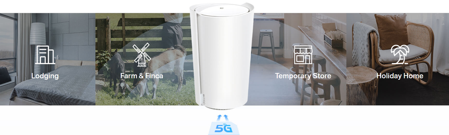 TP-Link Deco X80-5G  5G Release-15 AX6000 Wi-Fi 6 Router
