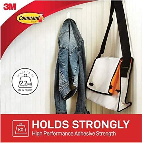 7100341498 - Command Hook 17500-10 Assorted White, Pack of 10