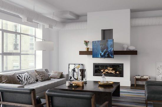 Nexus 21 TRANSCEND-PRO - Motorised drop-down over mantel mount