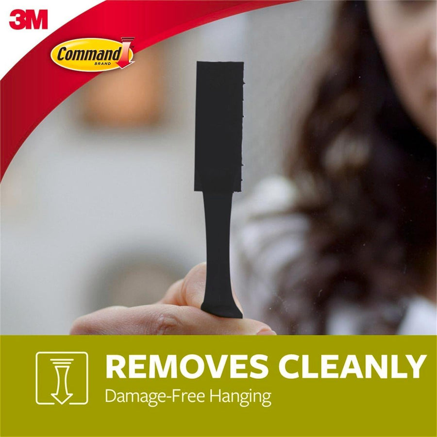 7100336554 - Command Picture Hanging Strips 17207BLK-4 Narrow Black, Pack of 4 Sets