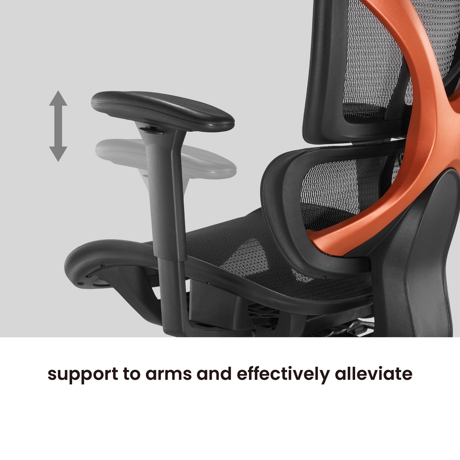 BRATECK CH05-31 - SpineX Ergonomic Office Chair w/ Posture Enhancement
