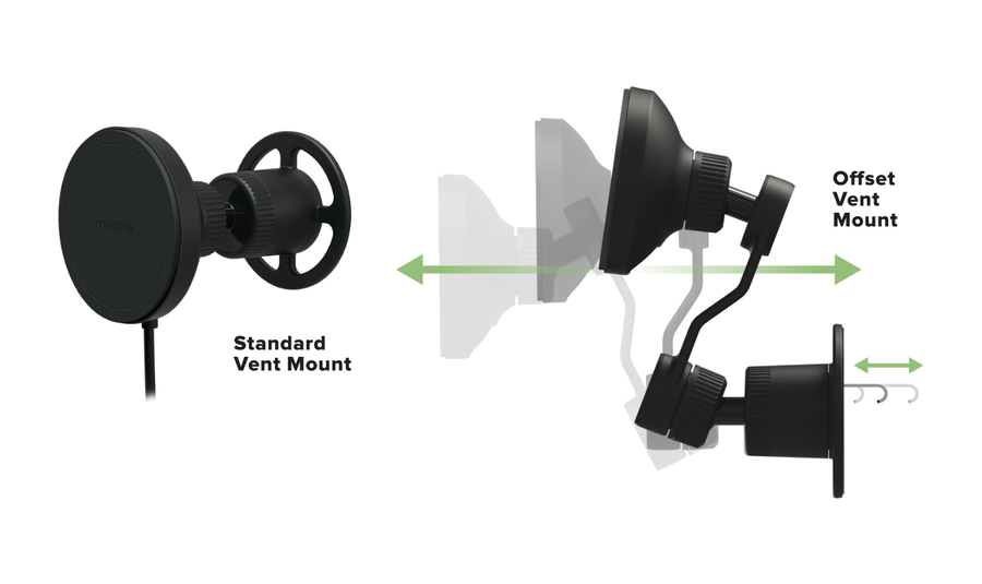 ZAGG 401312502 - Mophie Snap+ Wireless Charging Vent Mount Magnetic (Qi)