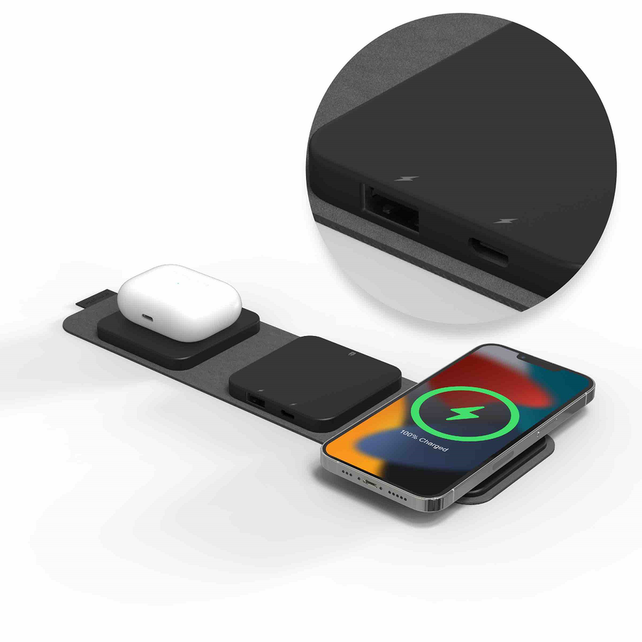 ZAGG 401309743 - Mophie Snap+ Multi Device Travel Charger - Black