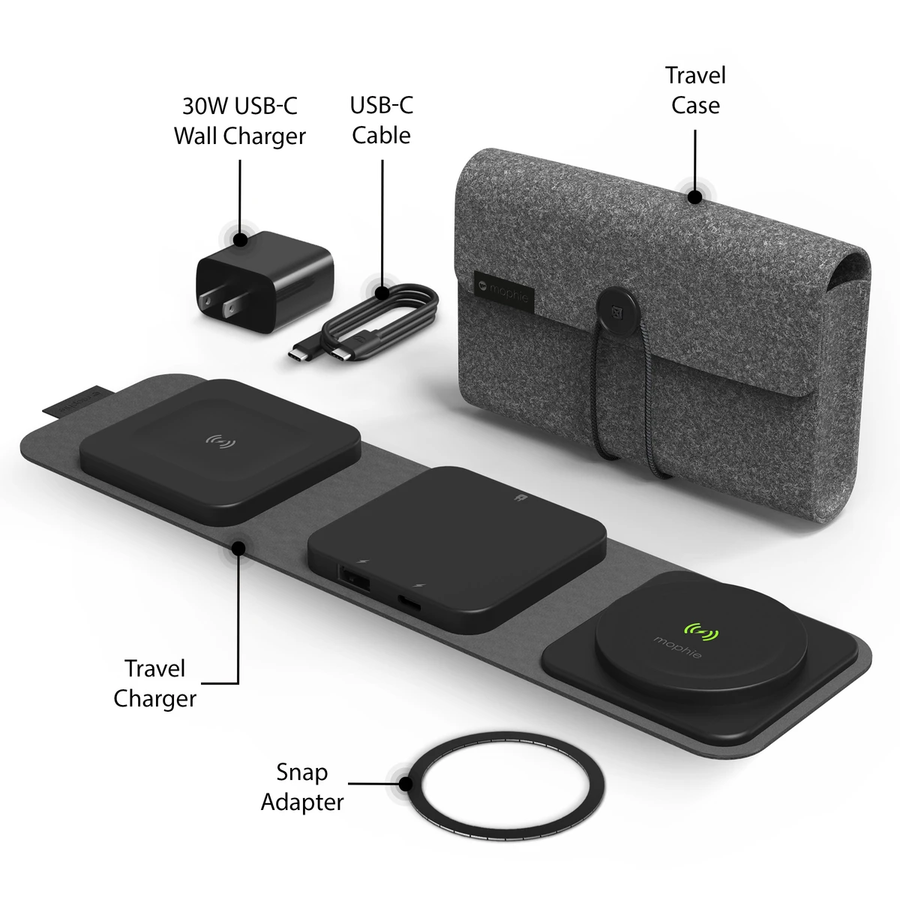ZAGG 401309743 - Mophie Snap+ Multi Device Travel Charger - Black