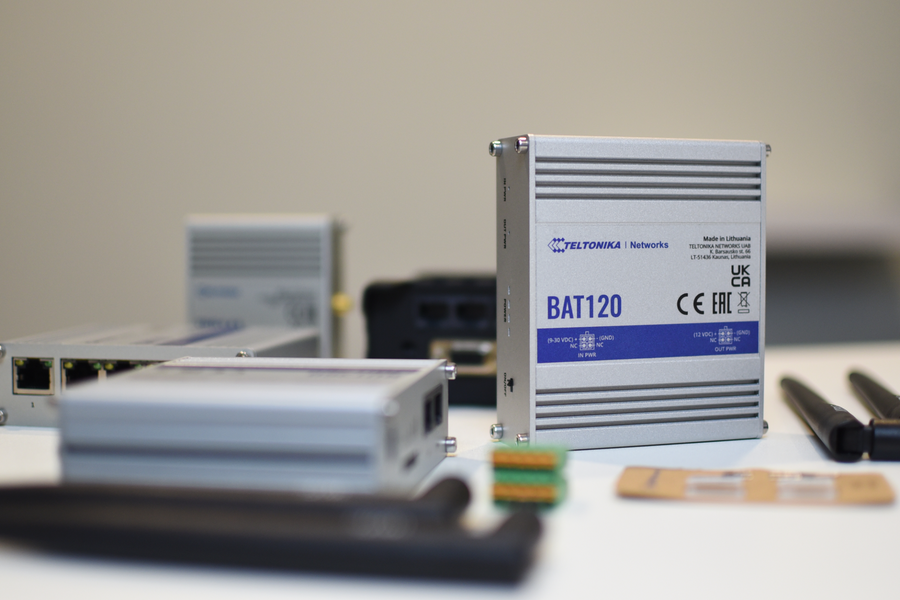 BAT120 - Teltonika Uninterruptible power supply for RUT300, RUTX08, RUTX10, TSW110, TSW210