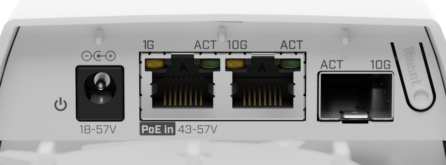 FTC11XG - MikroTik Smart 10G SFP+ to 10G Ethernet IP55 Fiber to Copper Ethernet Converter
