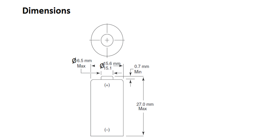 DURACELL DURGT3933 - CR2/3A Lithium Battery.