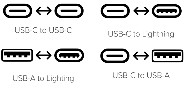 ALOGIC ELSI4IN1U2WH1.5 - Elements Silicone 4-IN-1 USB 2.0 Cable