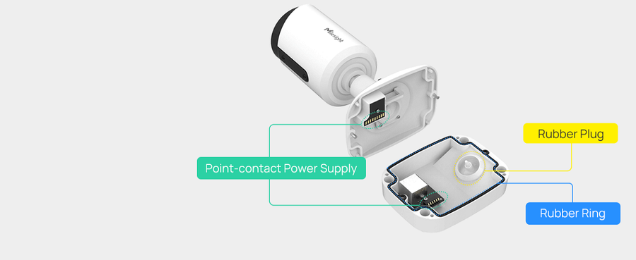 MS-C5364-PD - Milesight NDAA 5MP AI Vandal-proof Mini Bullet Network IP Camera