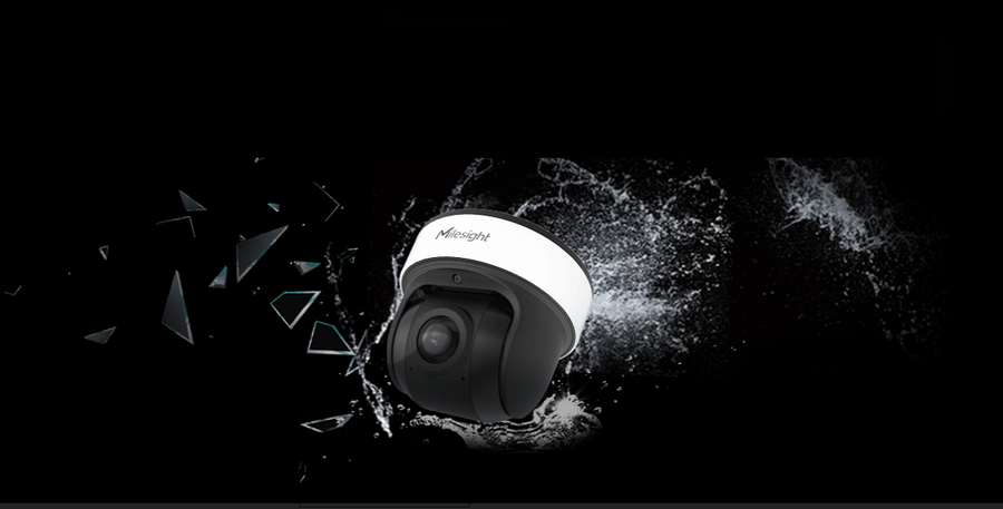MS-C5376-PE - Milesight 5MP 180° Panoramic H.265 Mini Dome Network Camera