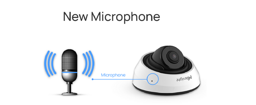 MS-C5383-PD - Milesight 5MP NDAA Indoor AI IR Mini Dome Network Camera White